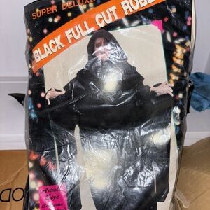 Halloween Black Full Cut Robe Adult Costume, OSFM
